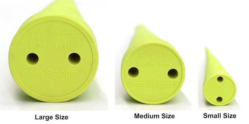 Mess Stopper 41 Pieces Universal Rubber Plugs and Caps for Hydraulic Oil Hoses and Fittings to Prevent Leaks, 4 Large, 10 Medium, 24 Small Size with 3 Zipper Bags - Image 4